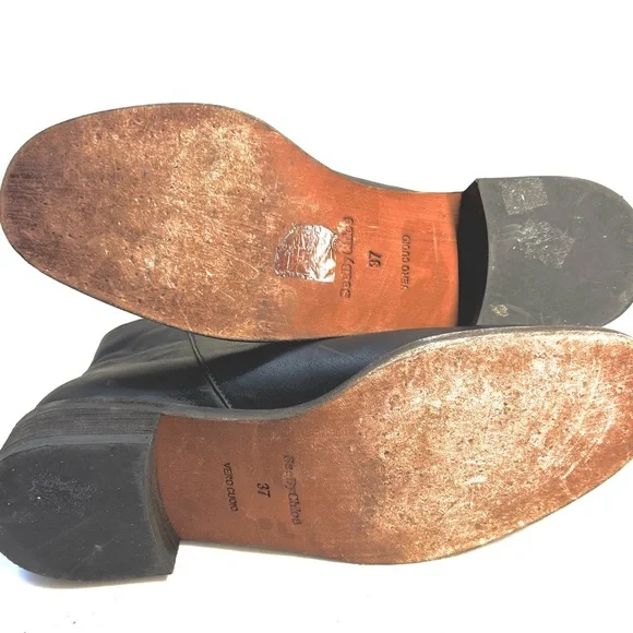 See By Chloe Women's Louise Flat Boot Ankle, Black, Size 6.5 EU 37 - Picture 12 of 13